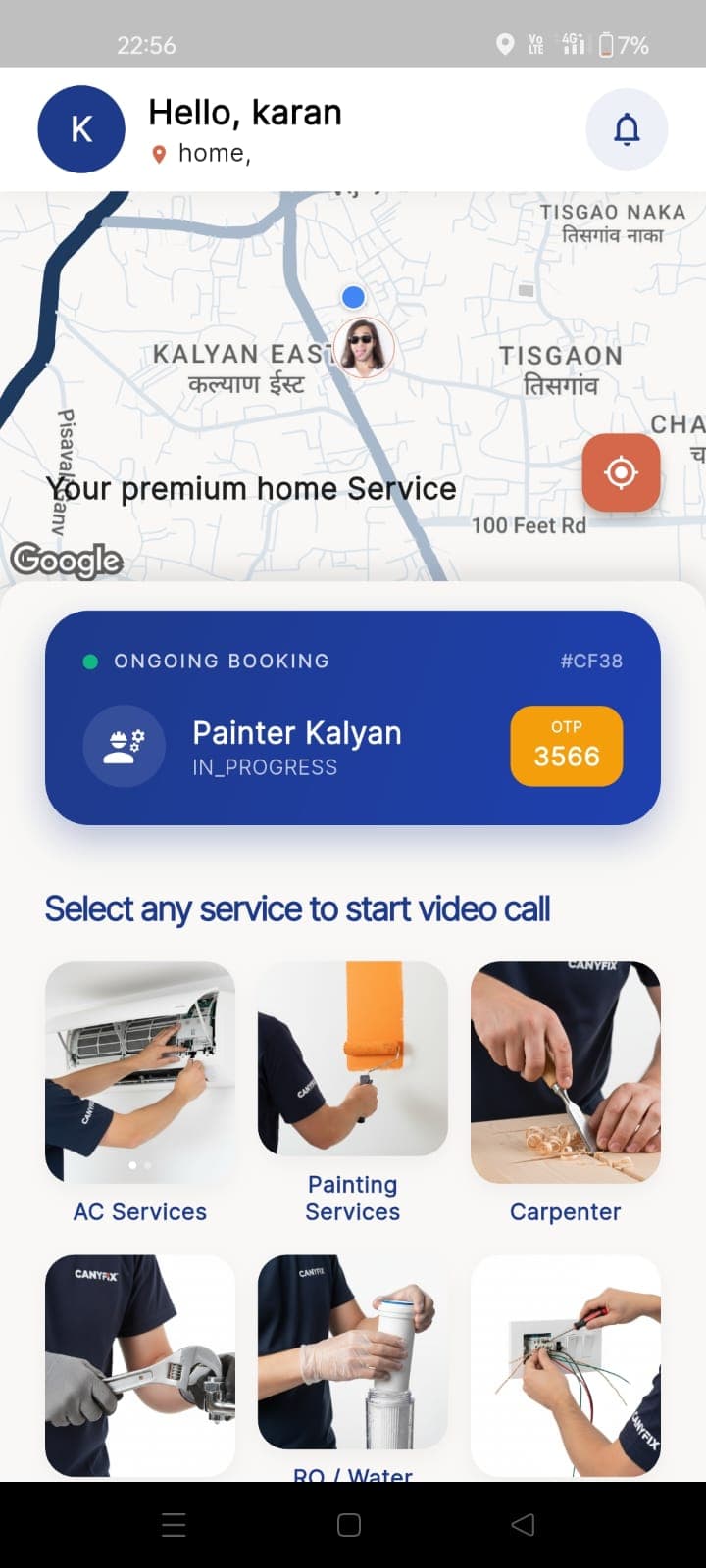 Select from a wide range of home and device repair services
